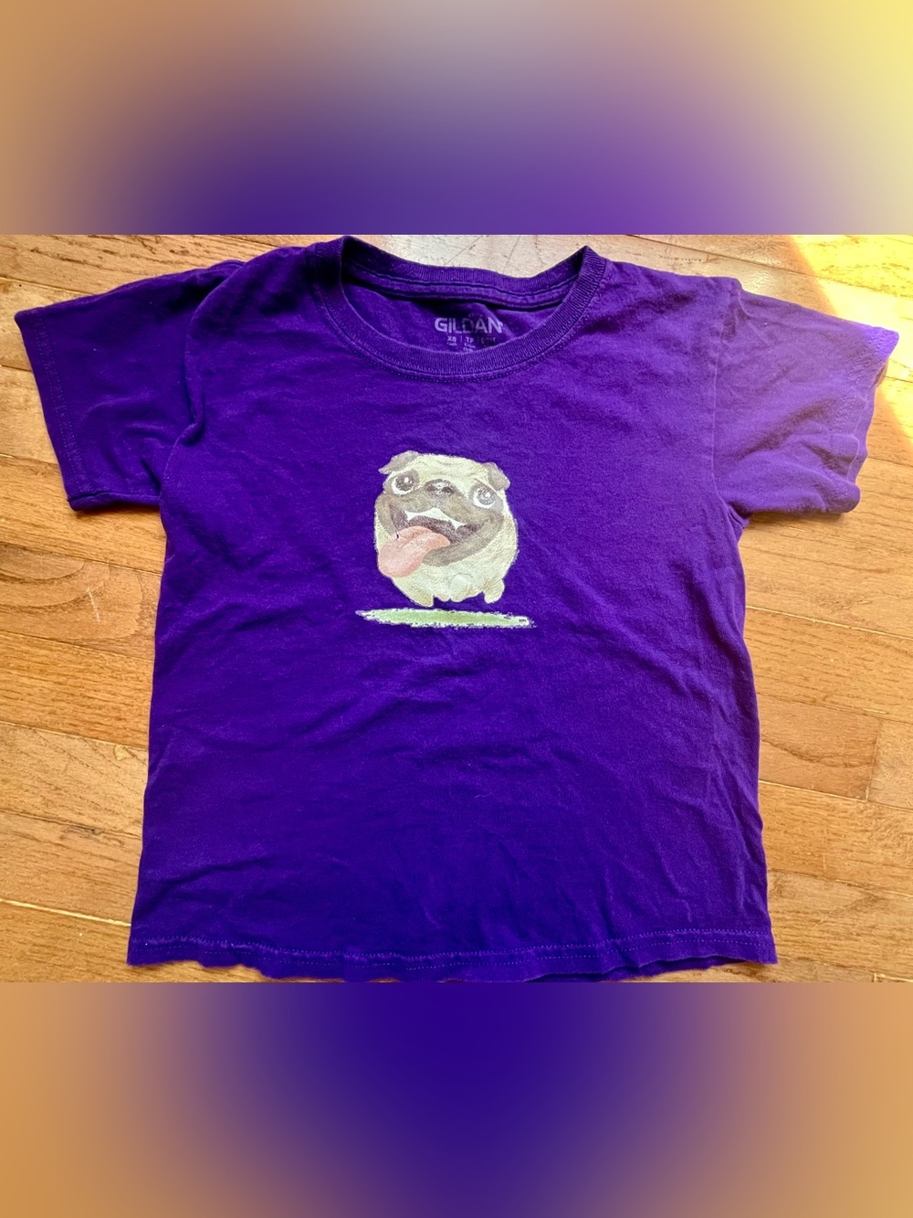 Kid’s Purple Pug Shirt